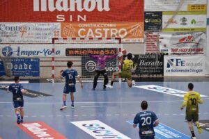 Derrota del Quabit Guadalara en Cangas. Foto: @BMguada (Raúl Fonseca)