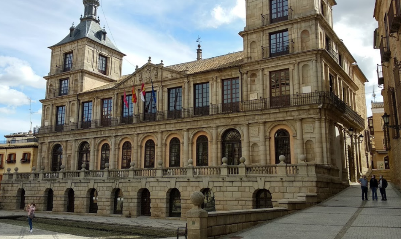 Fachada del Ayuntamiento de Toledo.