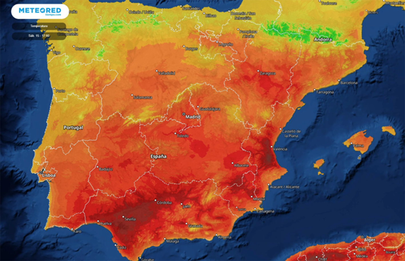 Ojo al fin de semana, que pegará el calorcito.