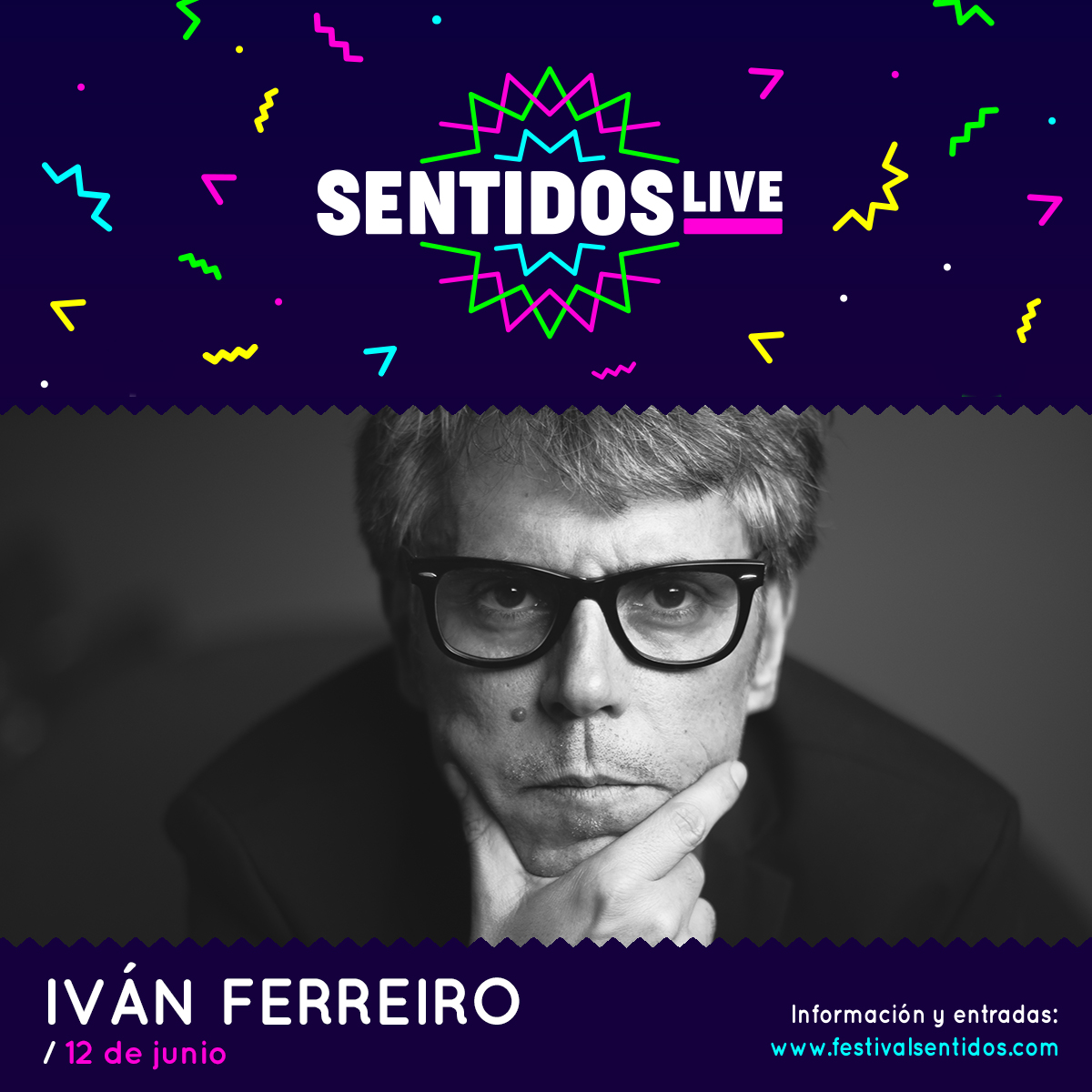 Iván Ferreiro, en el Festival de los Sentidos de la Roda