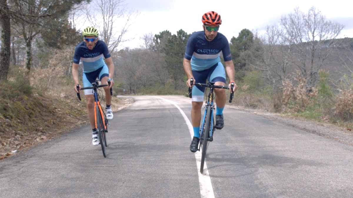 Varios cicloturistas toledanos dan la batalla contra la violencia de género