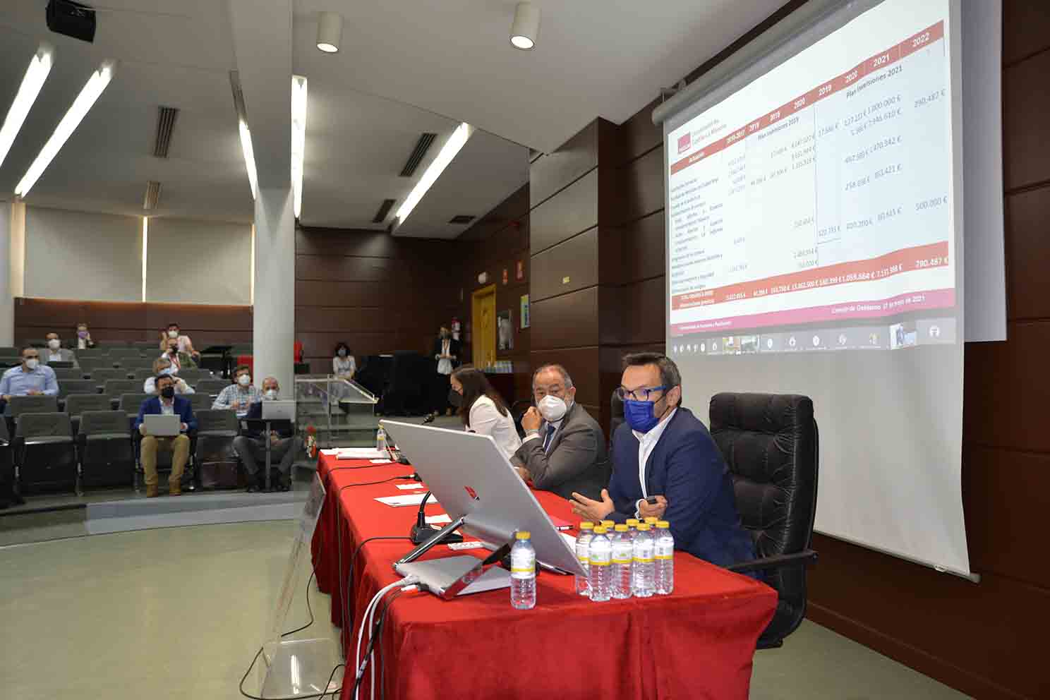 Presentación del presupuesto de la UCLM.