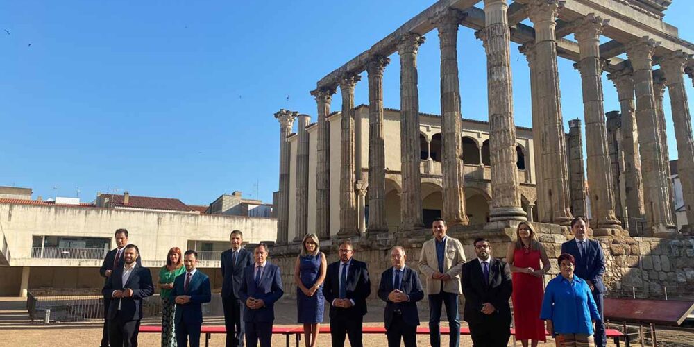 Los alcaldes de Ciudades Patrimonio, ya sin mascarillas, se reunieron en Mérida