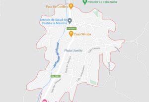 Un menor accdentado haciendo senderismo en el término de El Real de San Vicente. Imagen: Google Maps