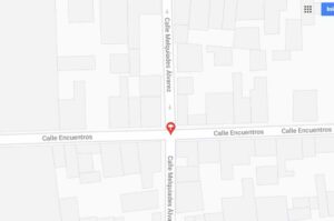 En este punto se produjo el fatal accidente en Argamasilla de Alba. Imagen: Google Maps