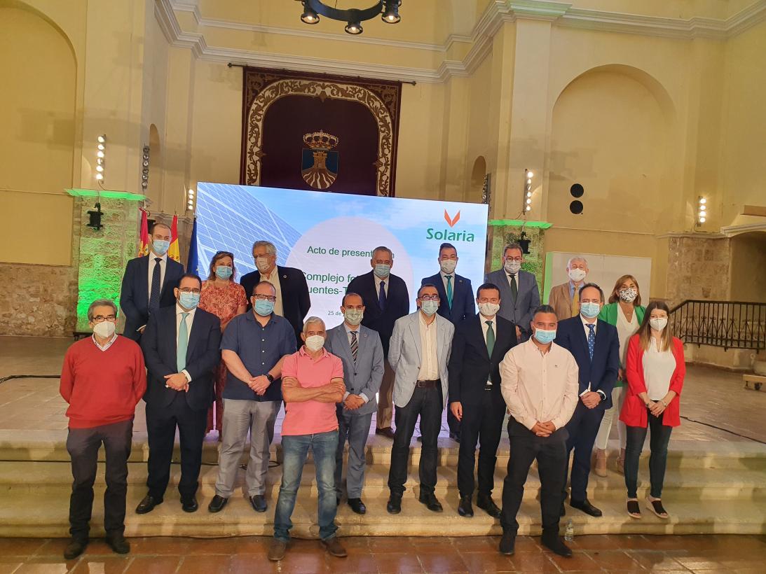 Presentación del gran complejo fotovoltaico en Guadalajara.