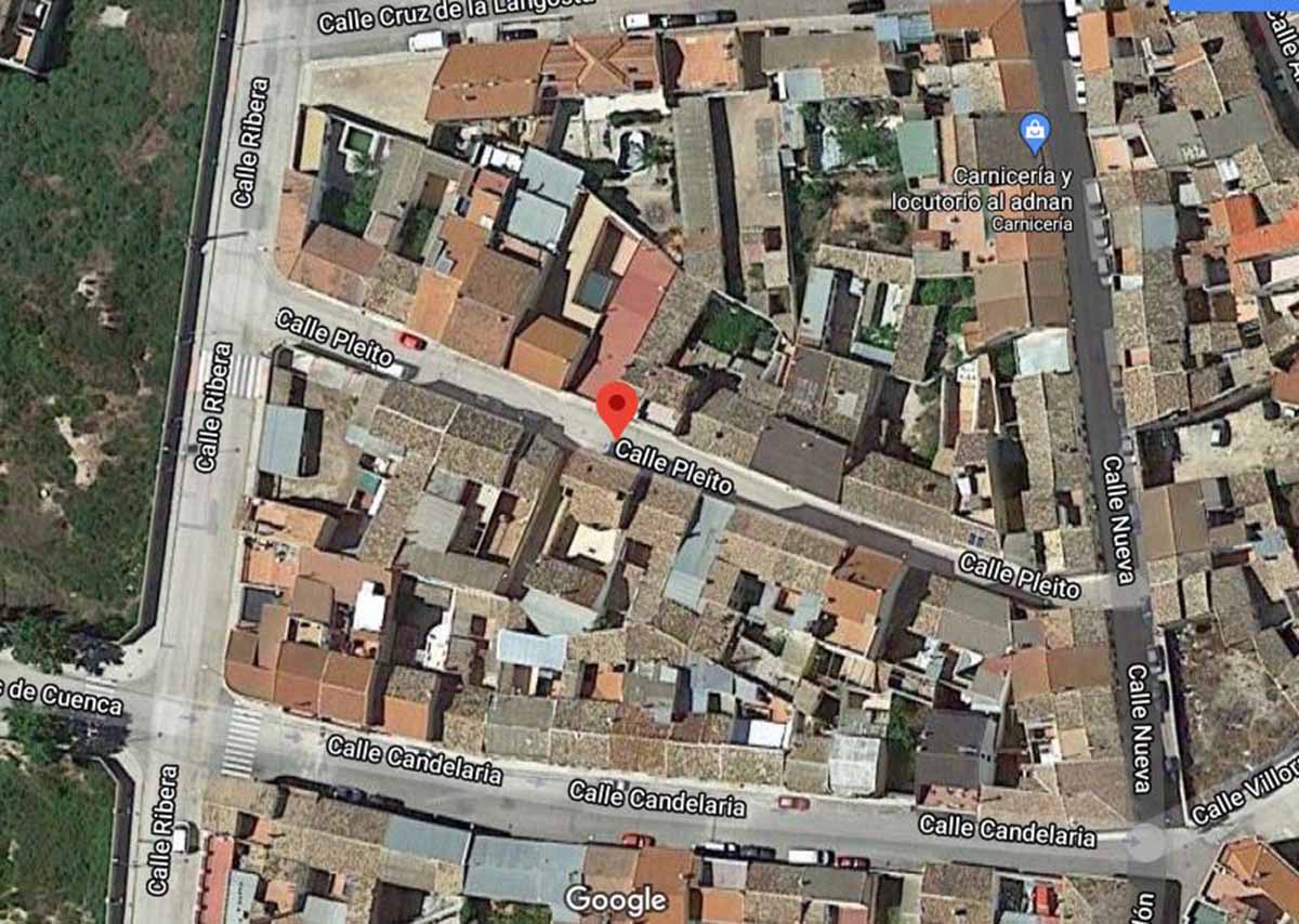 Un hombre fue agredido por arma blanca en la calle Pleito de Hellín. Imagen: Google Maps