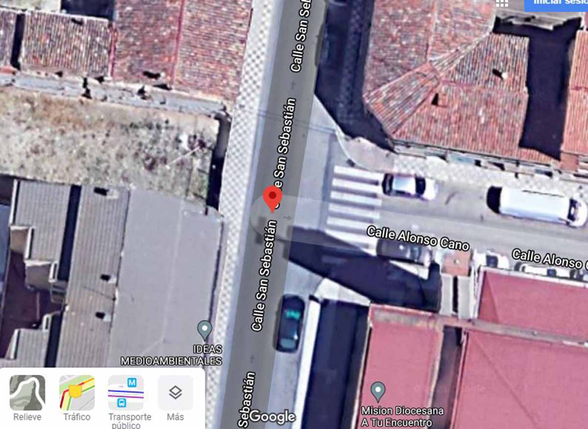 Grave suceso en un restaurante de la calle San Sebastián de Albacete. Imagen: Google Maps