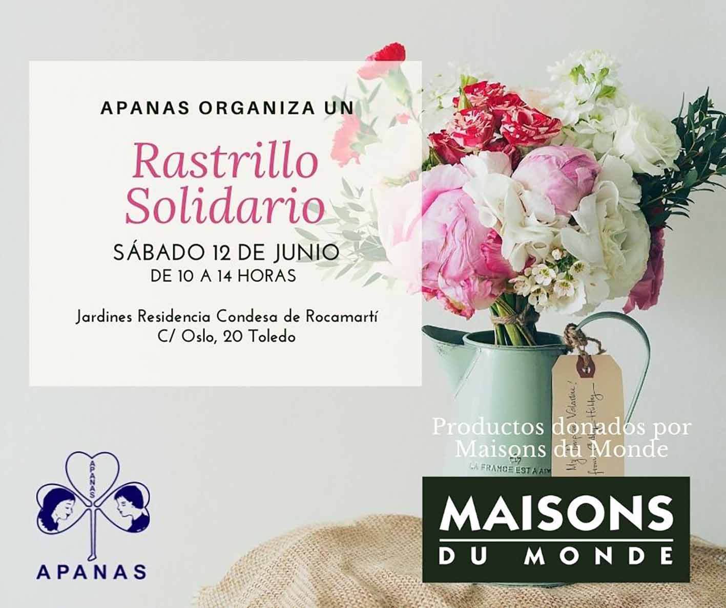 Cartel rastillo solidario Apanas