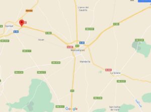 Dos heridos graves en un accidente en la A-43 a su paso por Manzanares