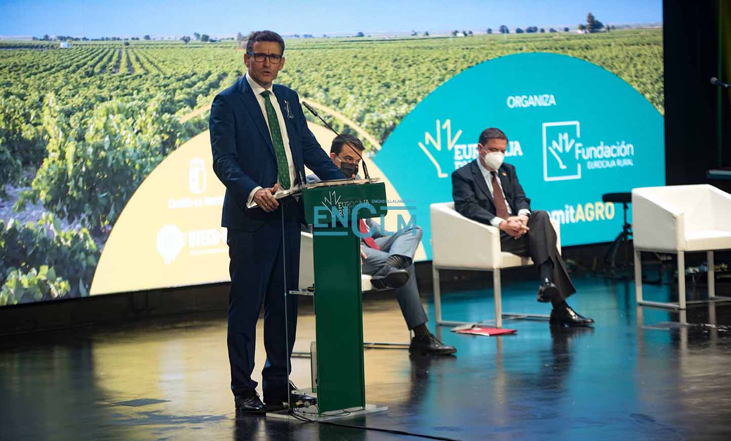 Víctor Manuel Martín, director general de Eurocaja Rural, durante su intervención en "Rural Summit Agro"