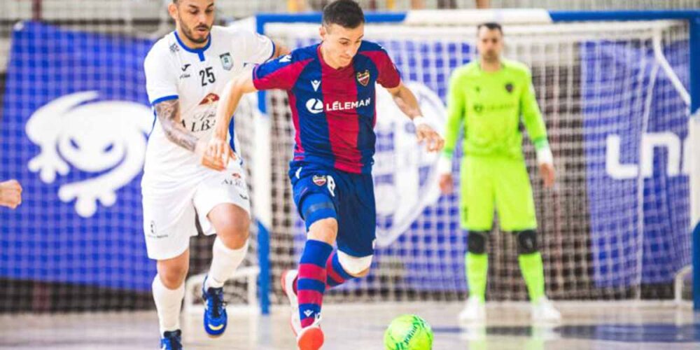 El Viña Albali Valdepeñas cayó contra el Levante. Foto: Levante FS