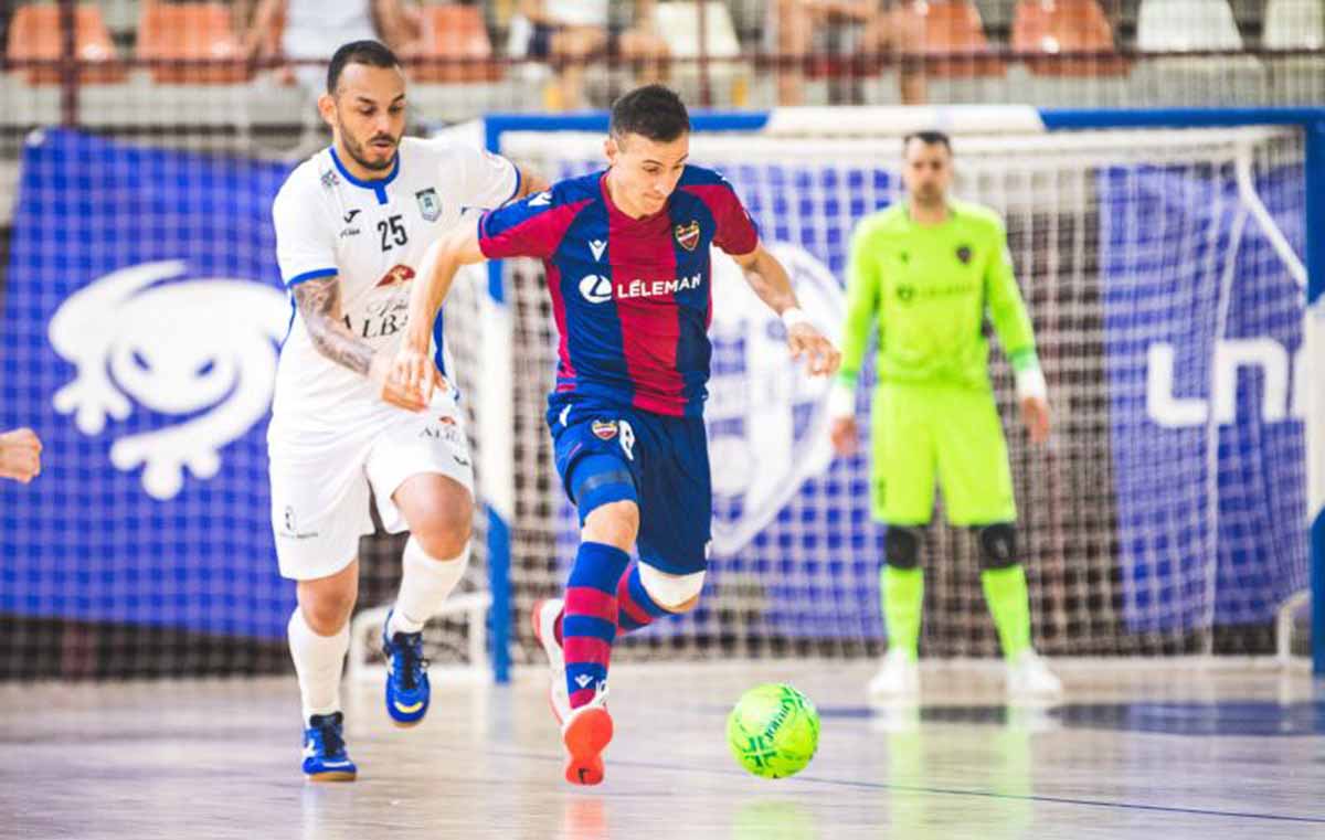 El Viña Albali Valdepeñas cayó contra el Levante. Foto: Levante FS