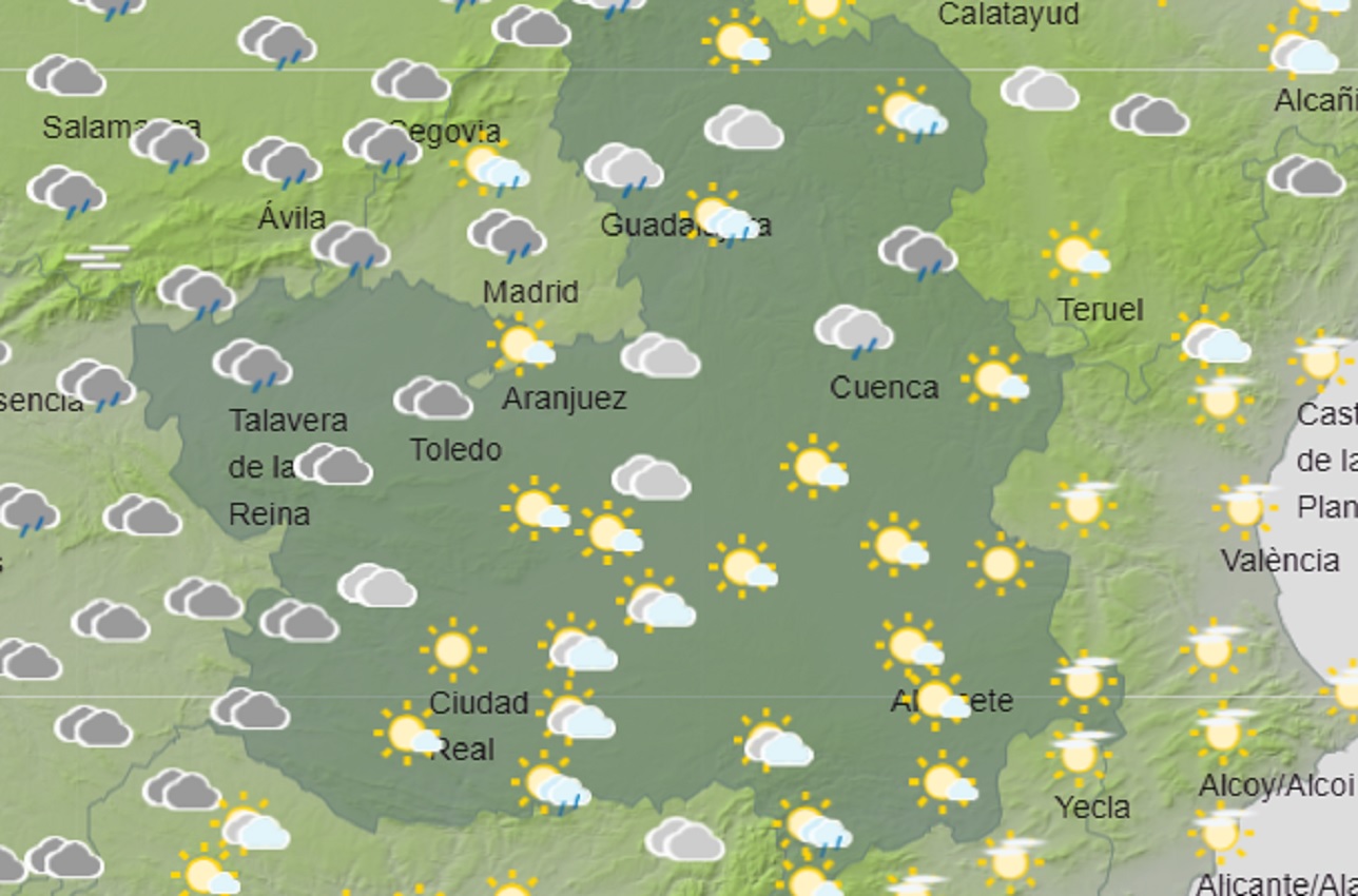 Previsiones de Aemet para hoy, domingo 20 de junio.