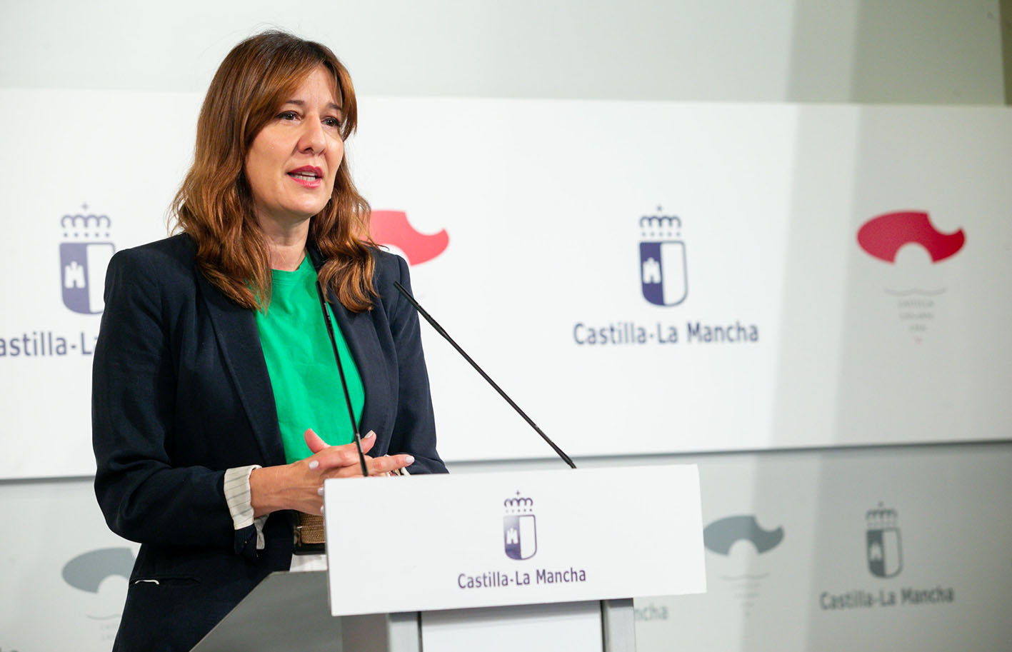 Blanca Fernández, portavoz del Gobierno de Castilla-La Mancha.