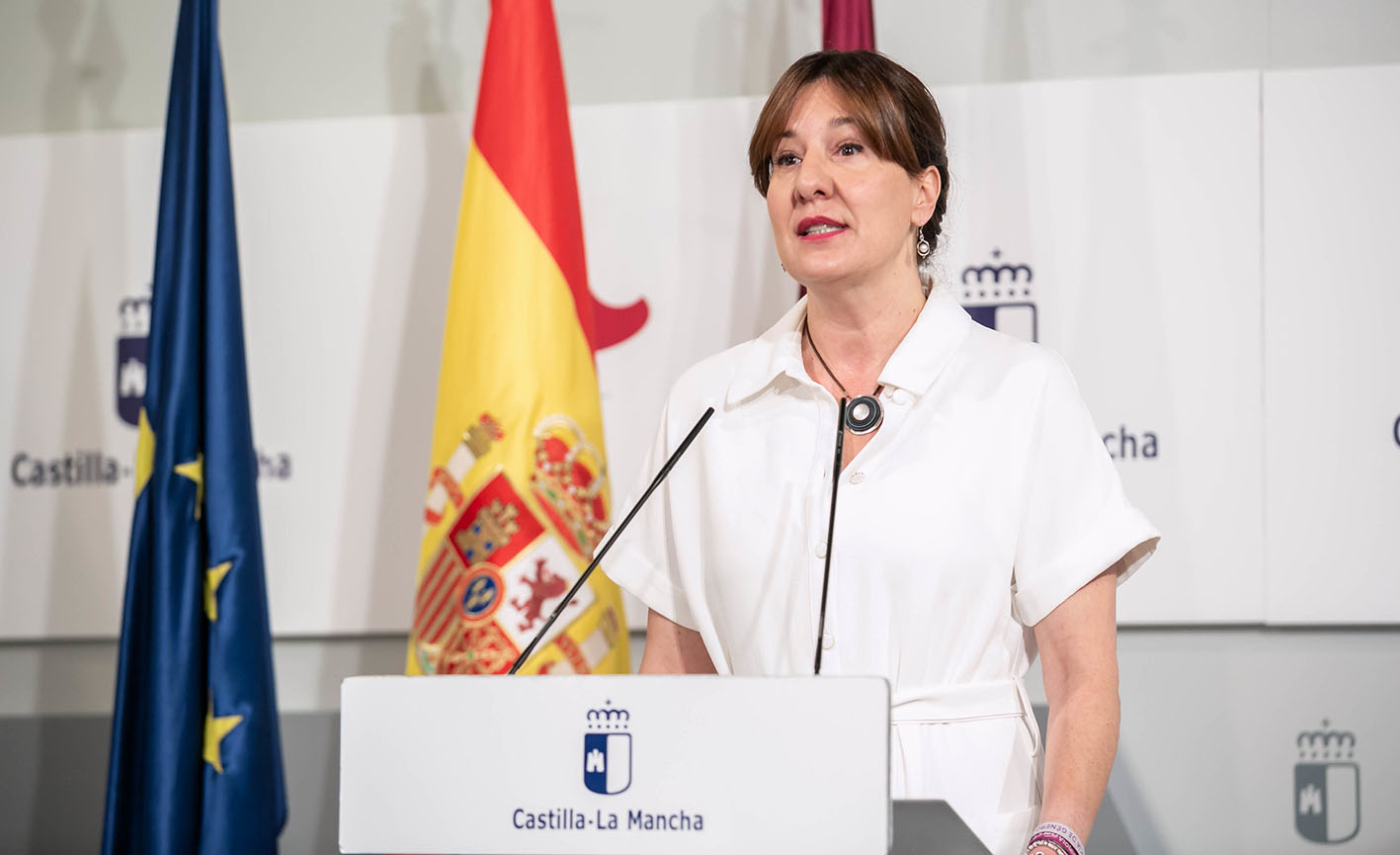 Blanca Fernández, portavoz del Gobierno de Castilla-La Mancha.