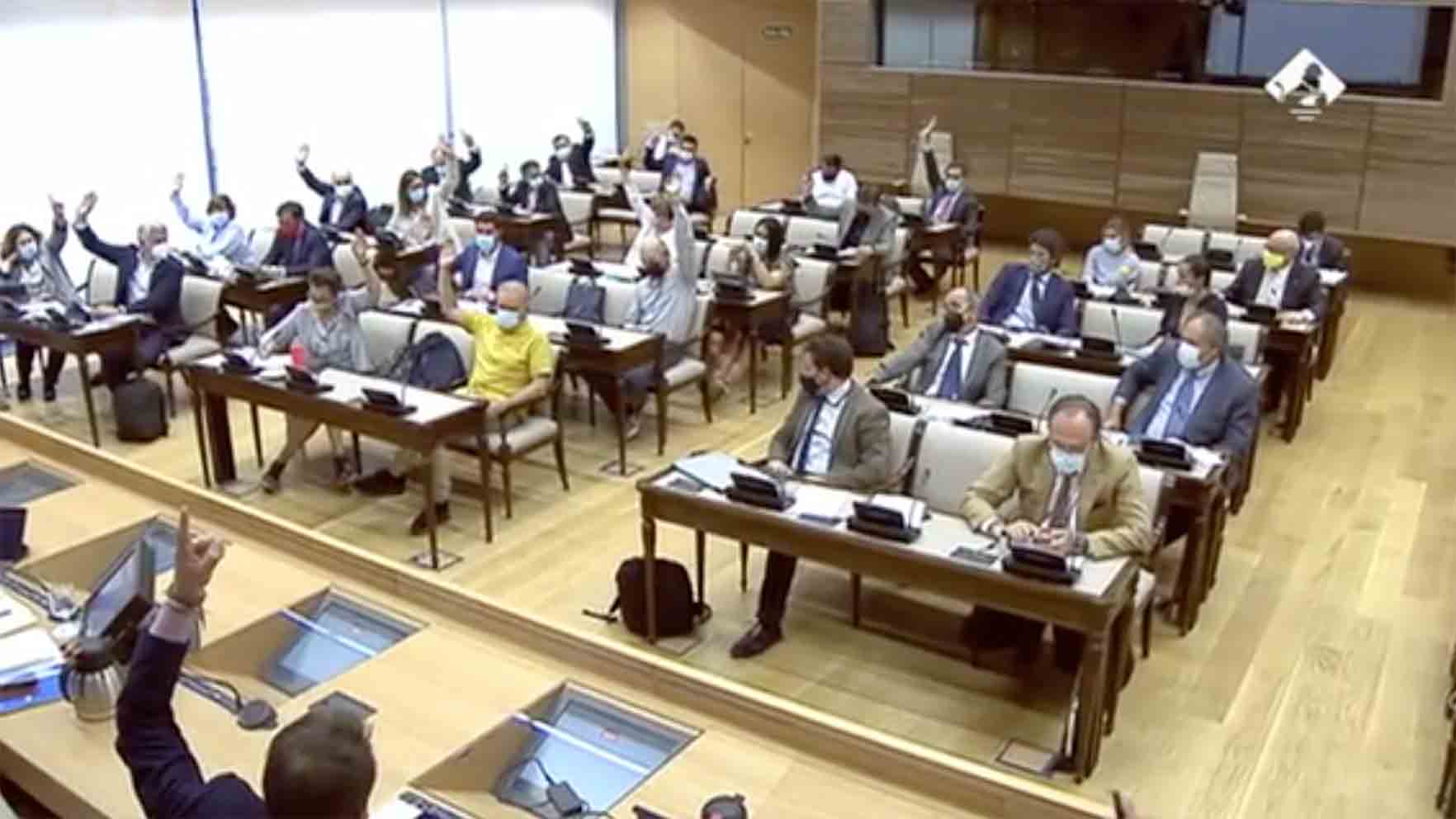 Imagen de la Comisión de Transición Ecológica y Reto Demográfico, no el momento exacto de la votación de la PNL sobre el trasvase.