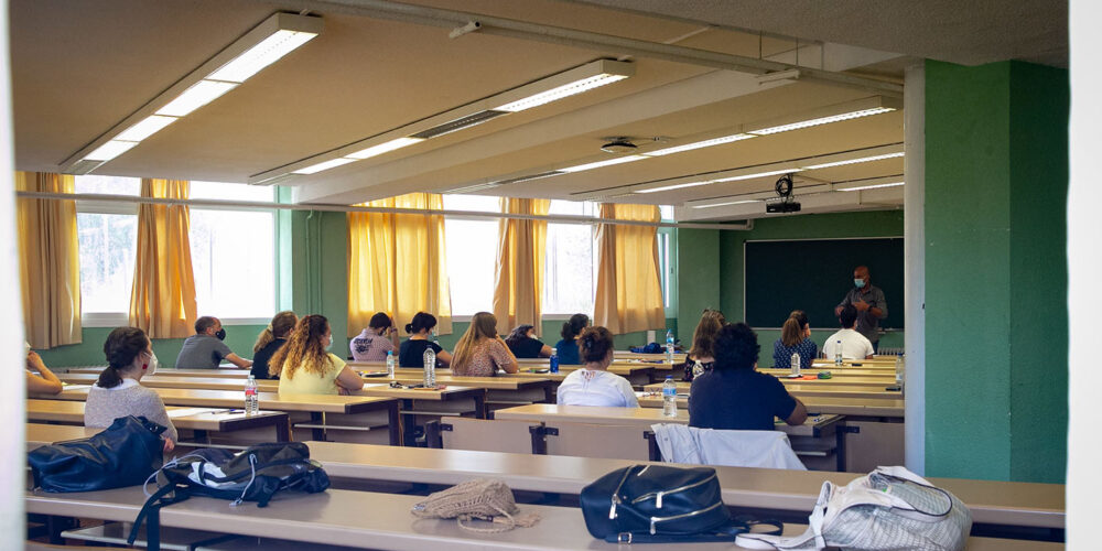 Imagen de archivo de oposiciones docentes en Castilla-La Mancha.