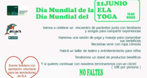 El evento a beneficio de las asociaciones que luchan contra la ELA será el lunes 21 de junio en Pantoja (Toledo). ¿Te animas?