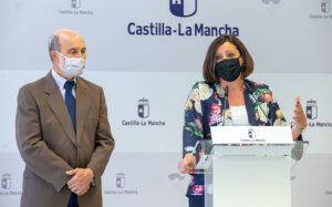 Patricia Franco, consejera de Economía, Empresas y Empleo, durante la presentación de los planes.