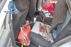 Robo de baterías de coches