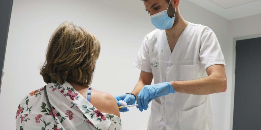 Imagen de archivo de la vacunación en Castilla-La Mancha.