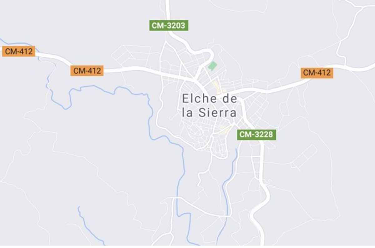 Imagen de Elche de la Sierra en Google Maps