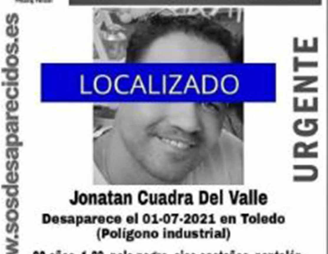 Encuentran a Jonatan Cuadra del Valle
