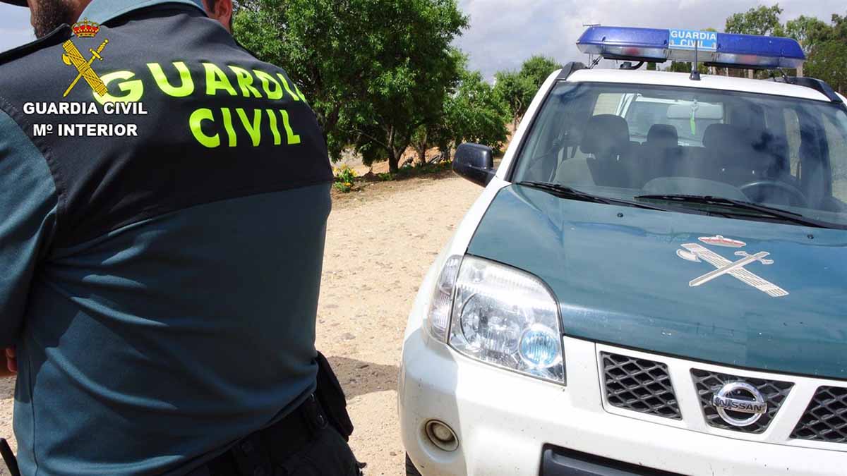 Agente de la Guardia junto a un vehículo. Foto: E