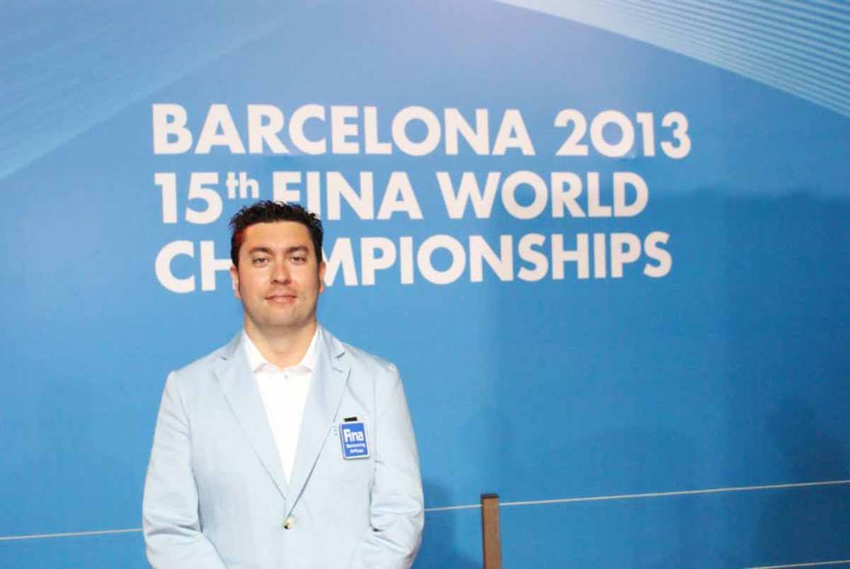 Manuel Real, árbitro internacional de natación