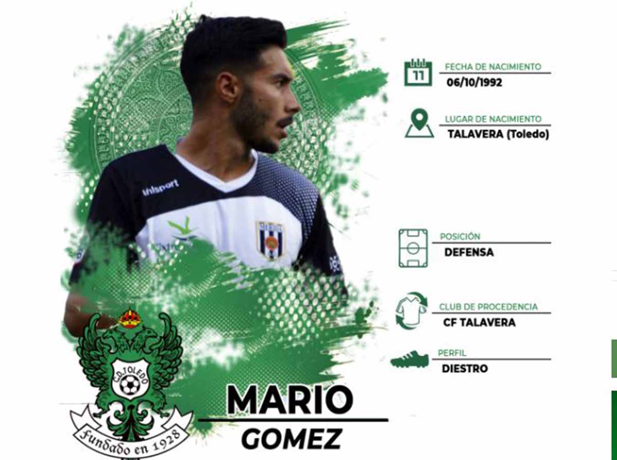 Mario Gómez, nuevo jugador del Toledo