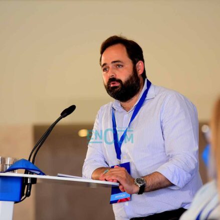 Paco Núñez, durante su intervención en el cierre del XIV Congreso Provincial del PP