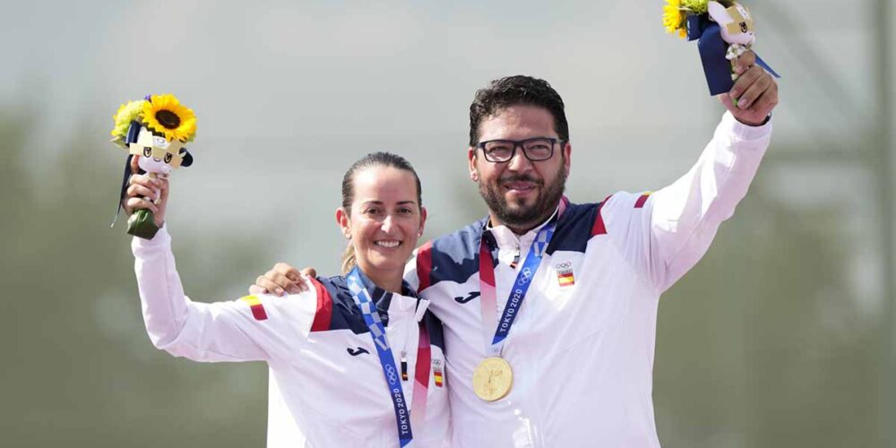 Alberto Fernández y Fátima Gálvez, oro en Tokio. Foto: @COE_es