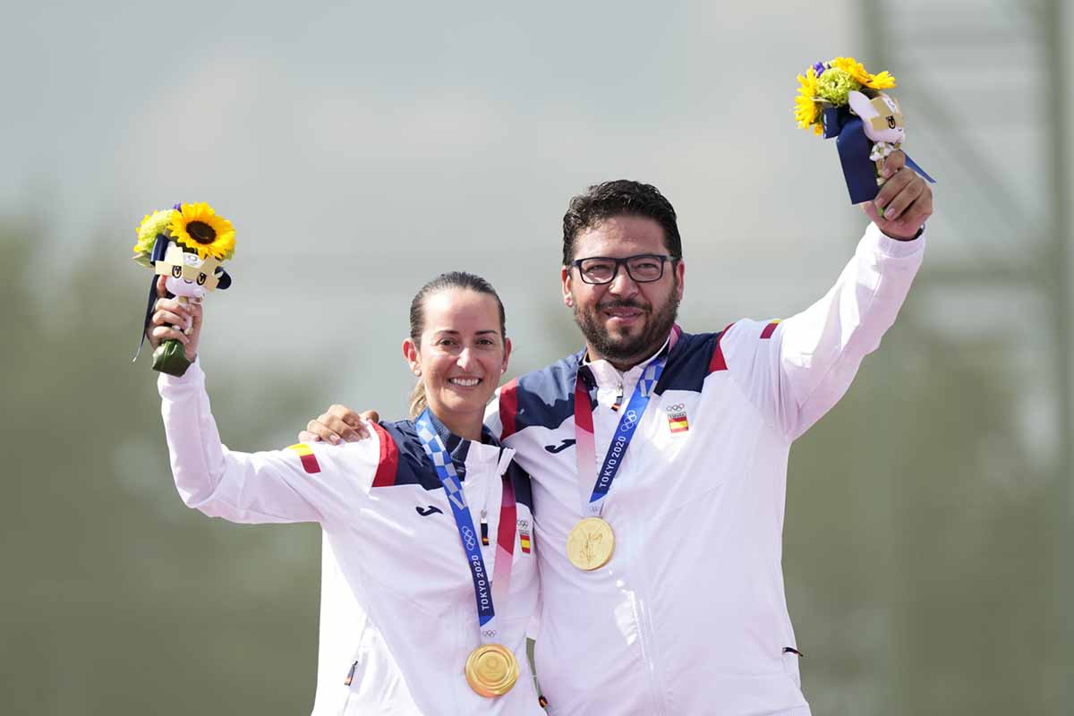 Alberto Fernández y Fátima Gálvez, oro en Tokio. Foto: @COE_es