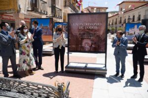 La consejera de Educación, Cultura y Deportes, Rosa Ana Rodríguez, inauguró la muestra ‘Un patrimonio de todos’, en Jadraque (Guadalajara)