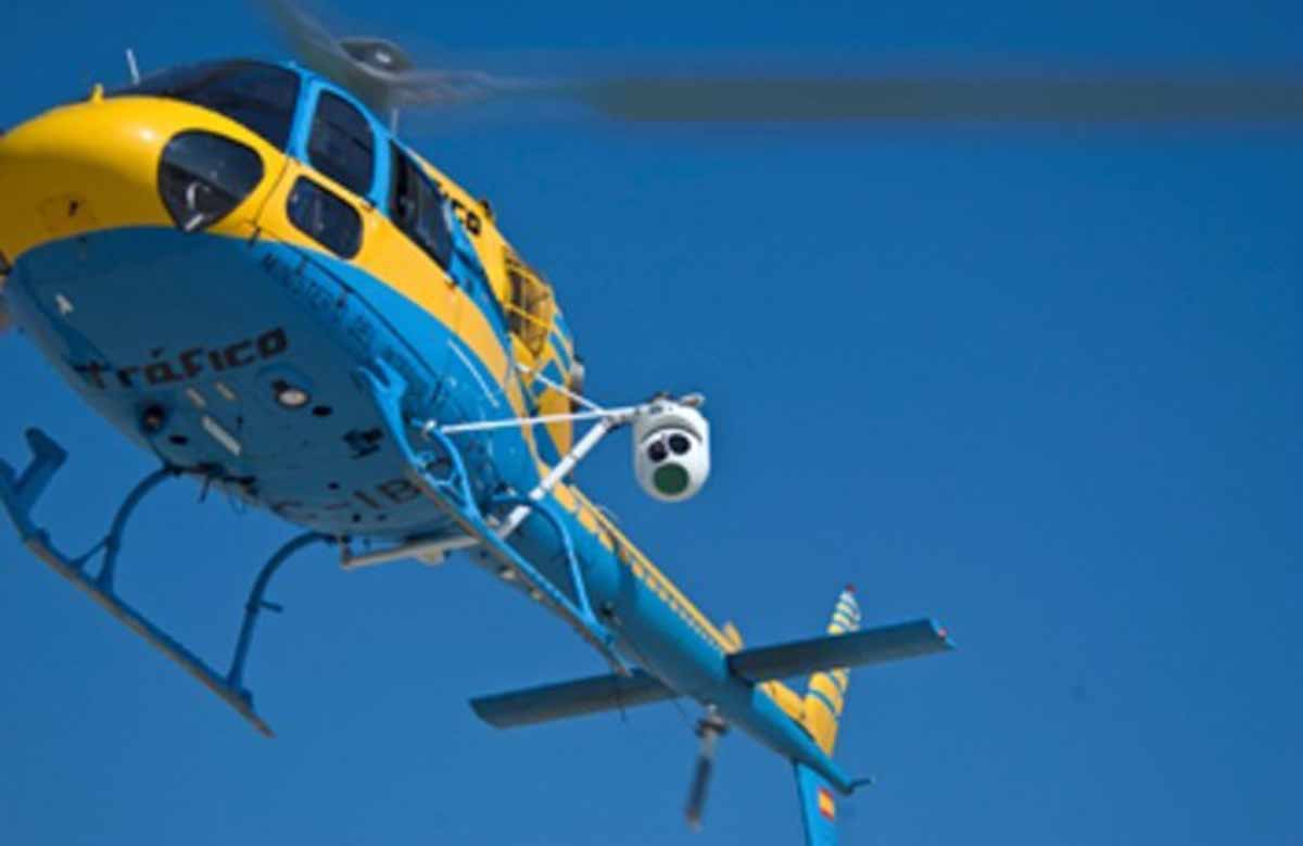 La Guardia Civil detectó en un helicóptero "Pegasus" a un conductor que "volaba" por la carretera