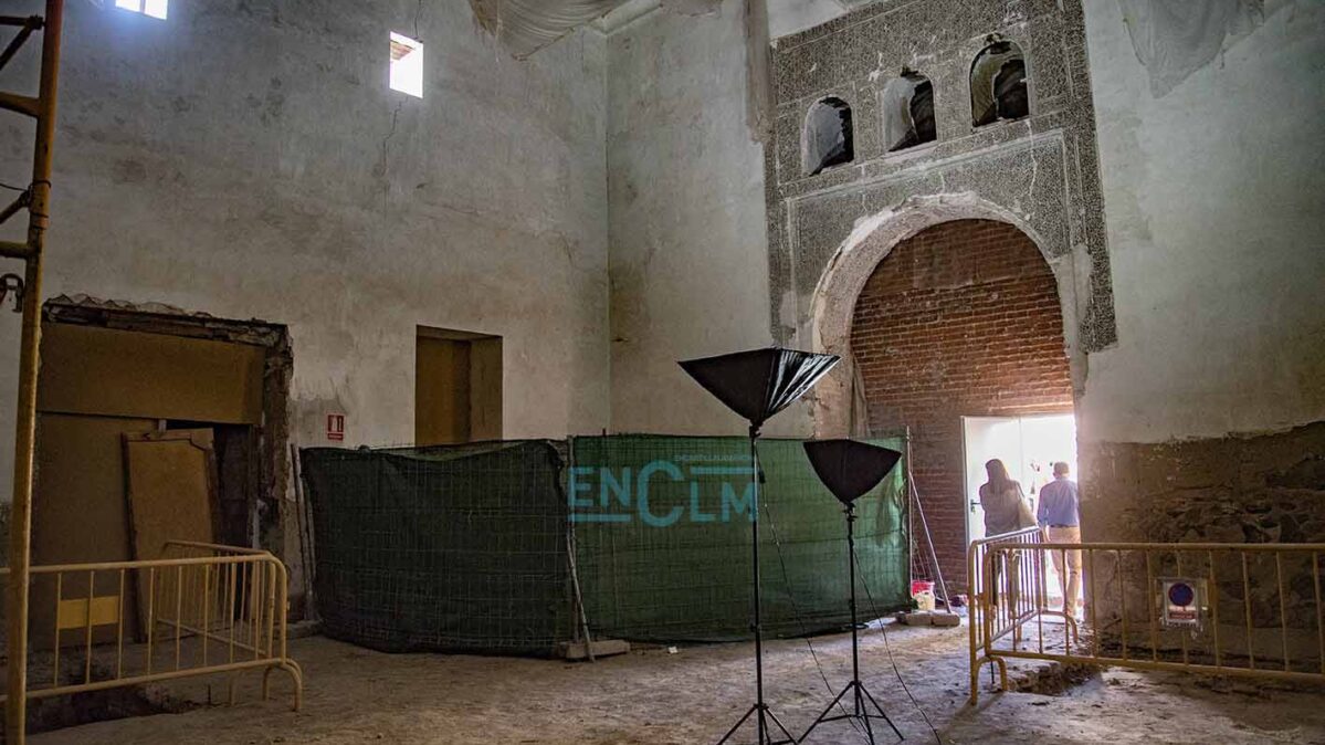 El Salón Rico, en el Corral de don Diego, en el casco histórico de Toledo. Una nueva maravilla que se está restaurando pero que ya puede visitar y disfrutar. Foto: Rebeca Arango.