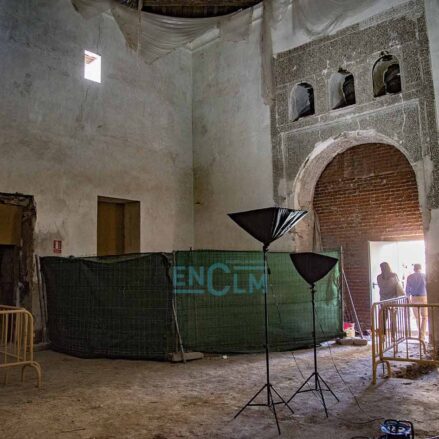 El Salón Rico, en el Corral de don Diego, en el casco histórico de Toledo. Una nueva maravilla que se está restaurando pero que ya puede visitar y disfrutar. Foto: Rebeca Arango.