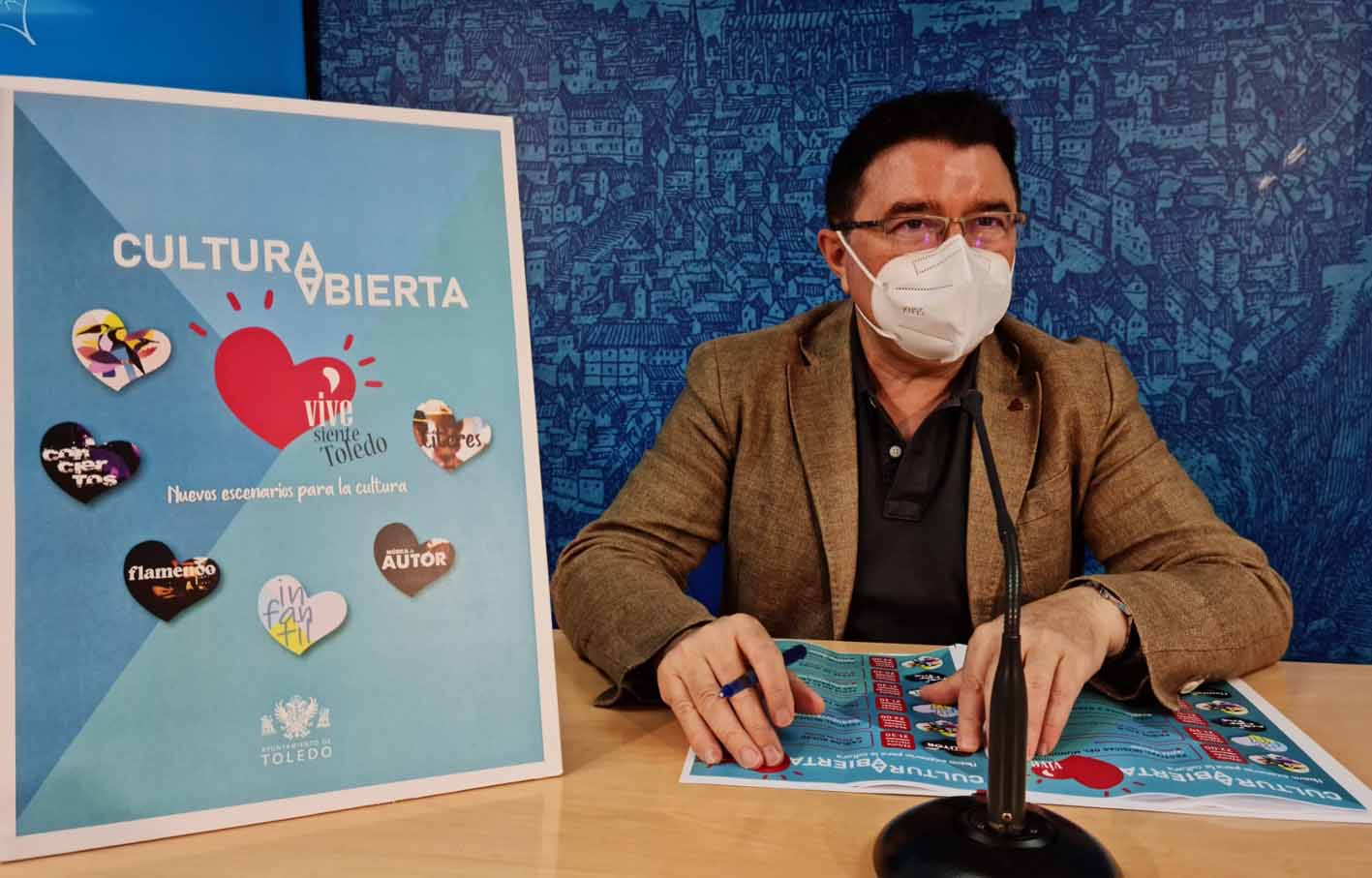 Teo García presenta las actividades de Cultura Abierta