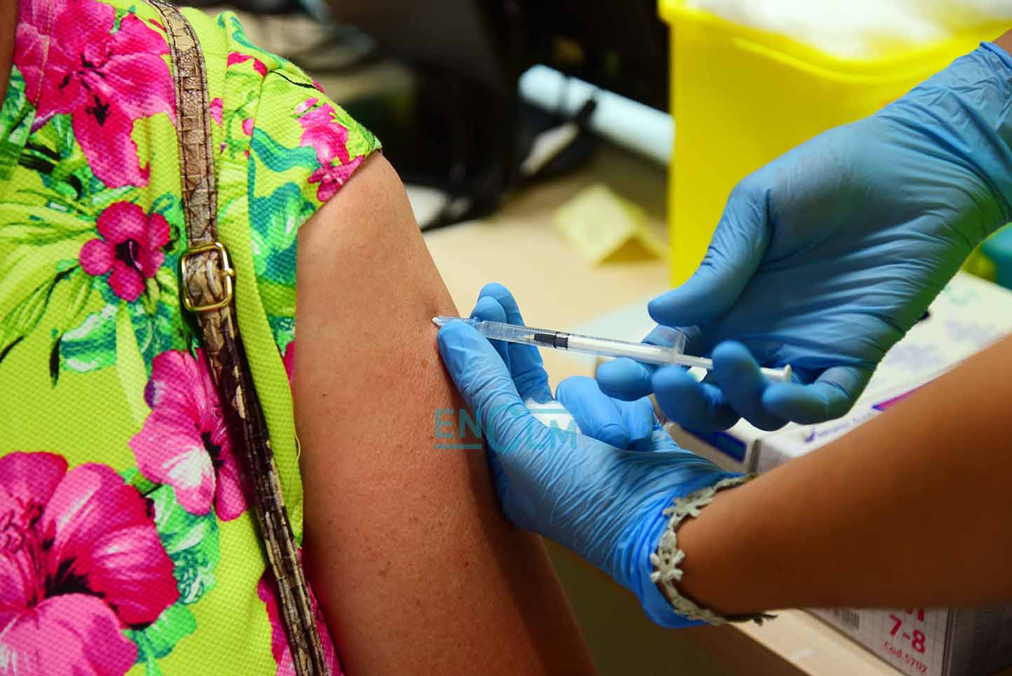 Vacunación en Castilla-La Mancha. Foto: Rebeca Arango