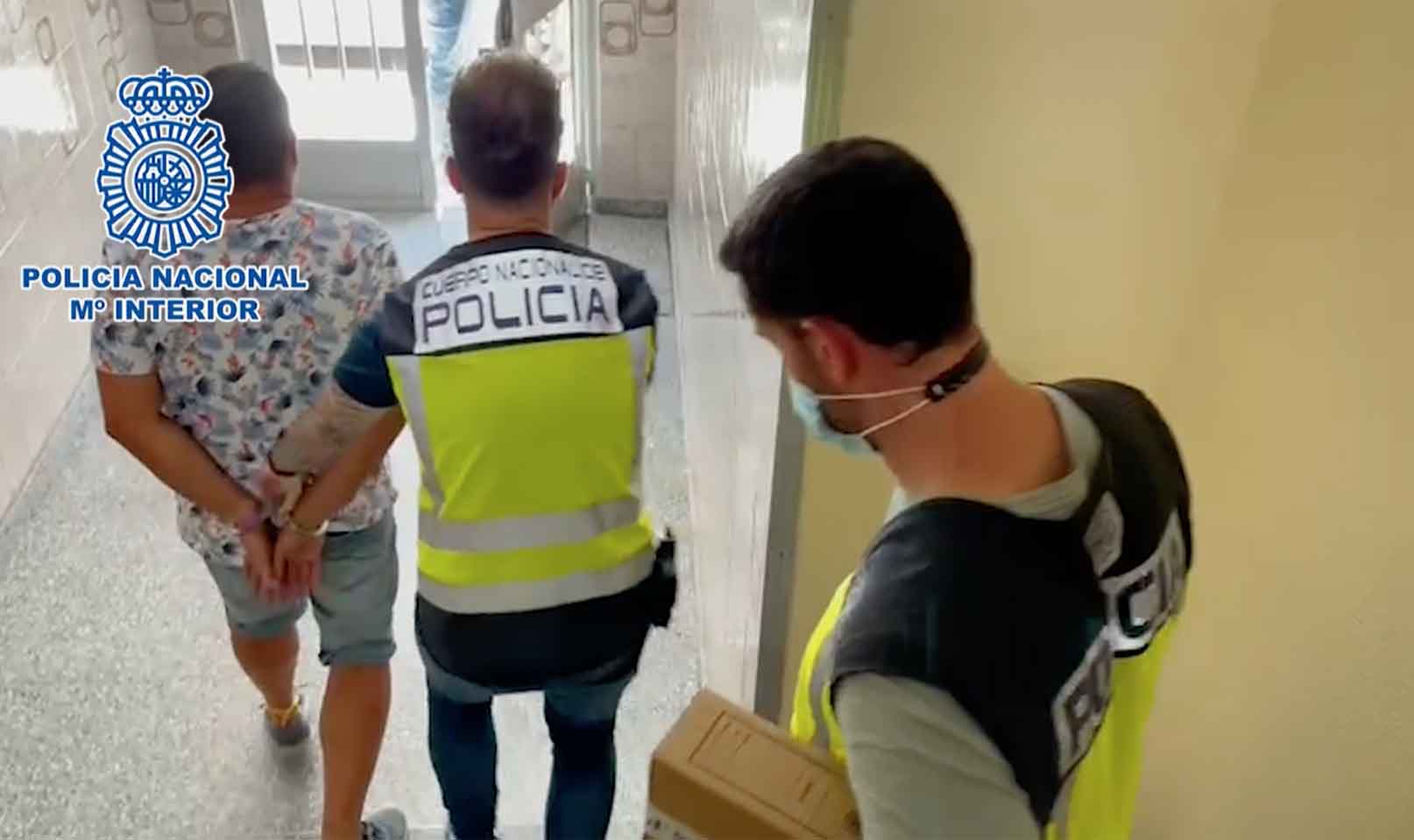 Imagen de una de las detenciones.