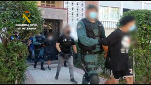 Imagen una de las detenciones practicadas en el corredor del Henares.