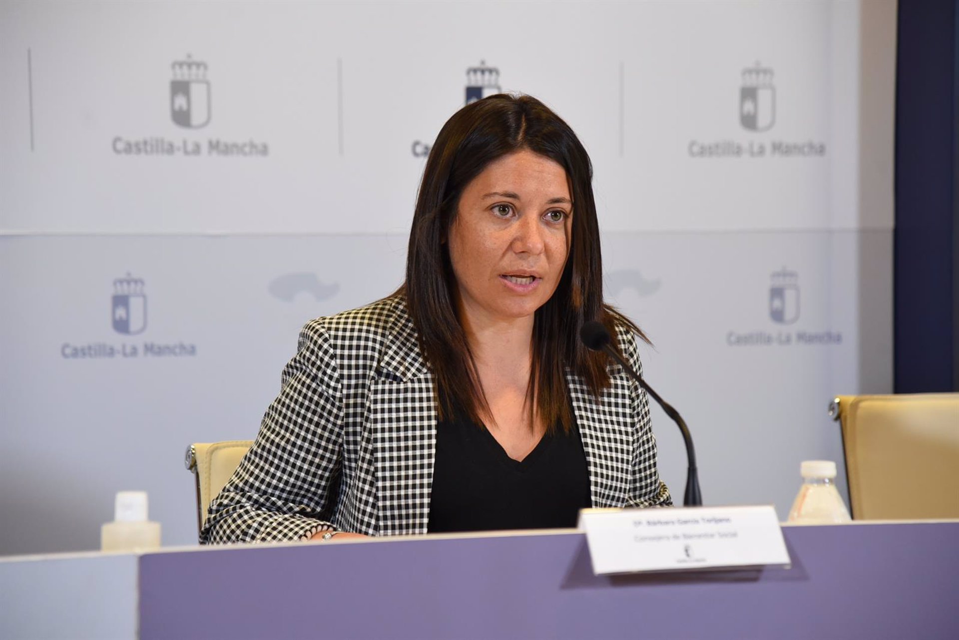 La consejera de Bienestar Social del Gobierno de Castilla-La Mancha, Bárbara García.