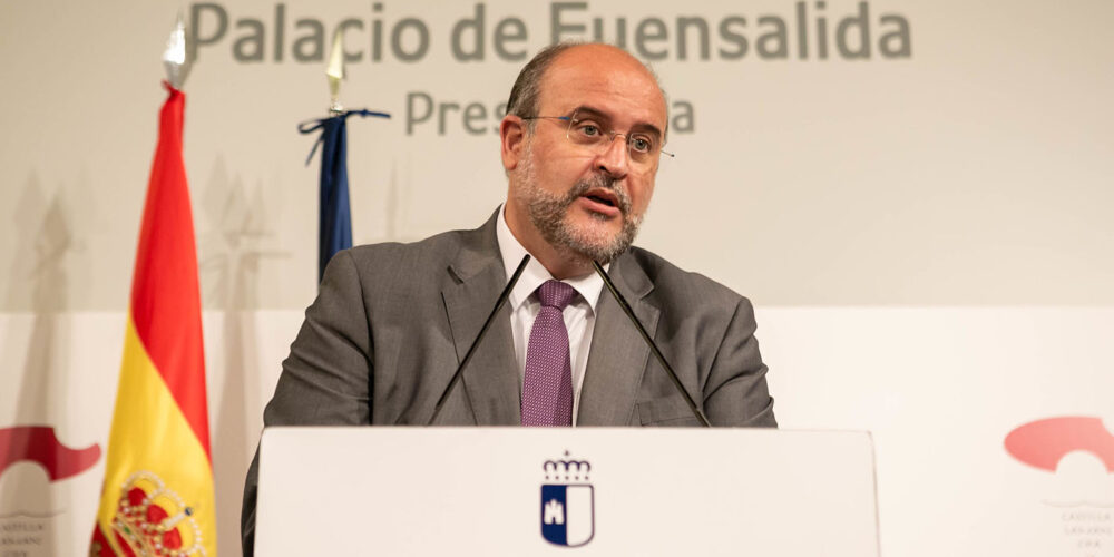 El vicepresidente de Castilla-La Mancha, José Luis Martínez Guijarro.