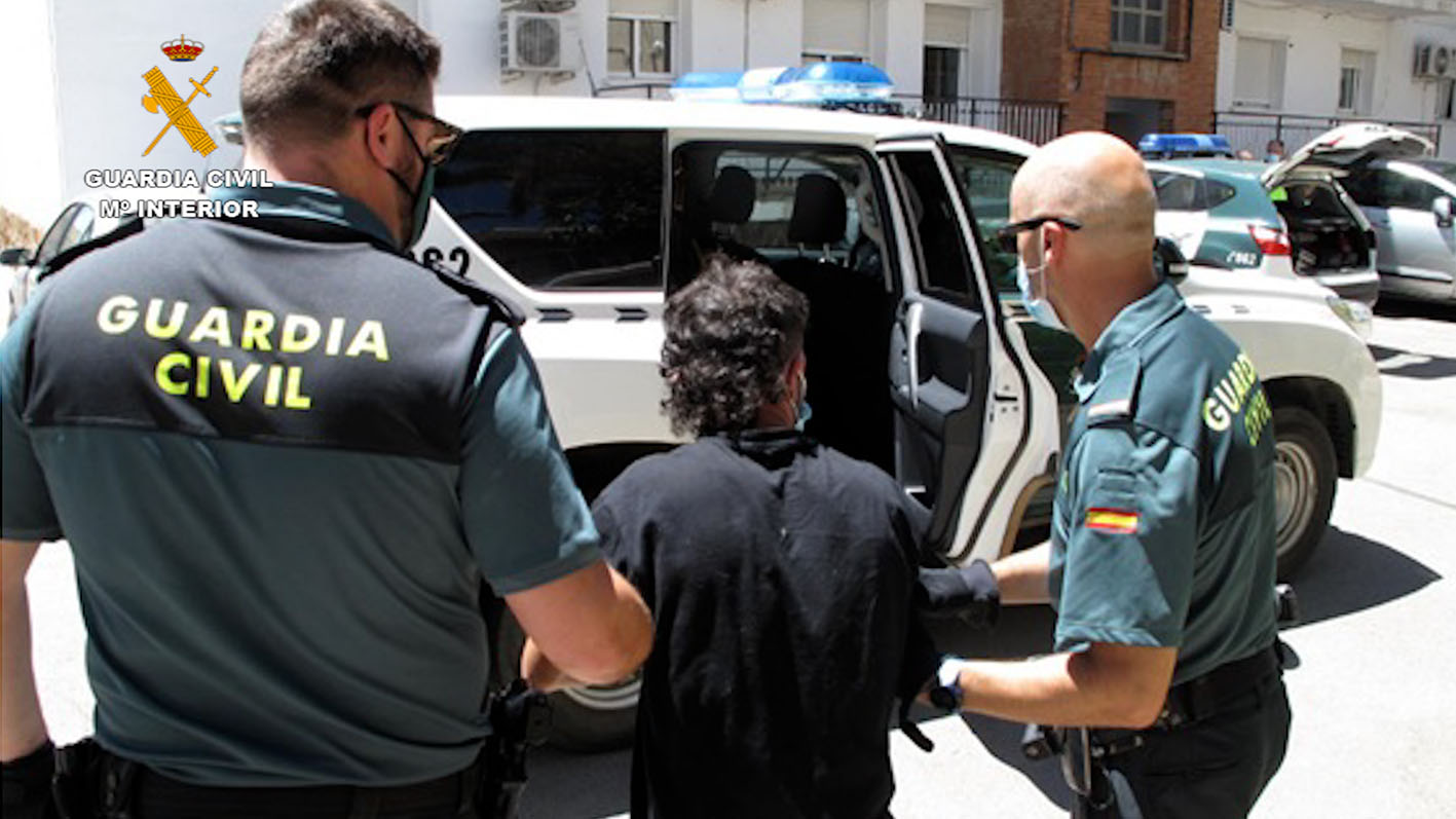 Imagen de una de las detenciones practicadas por los robos en la provincia de Ciudad Real.