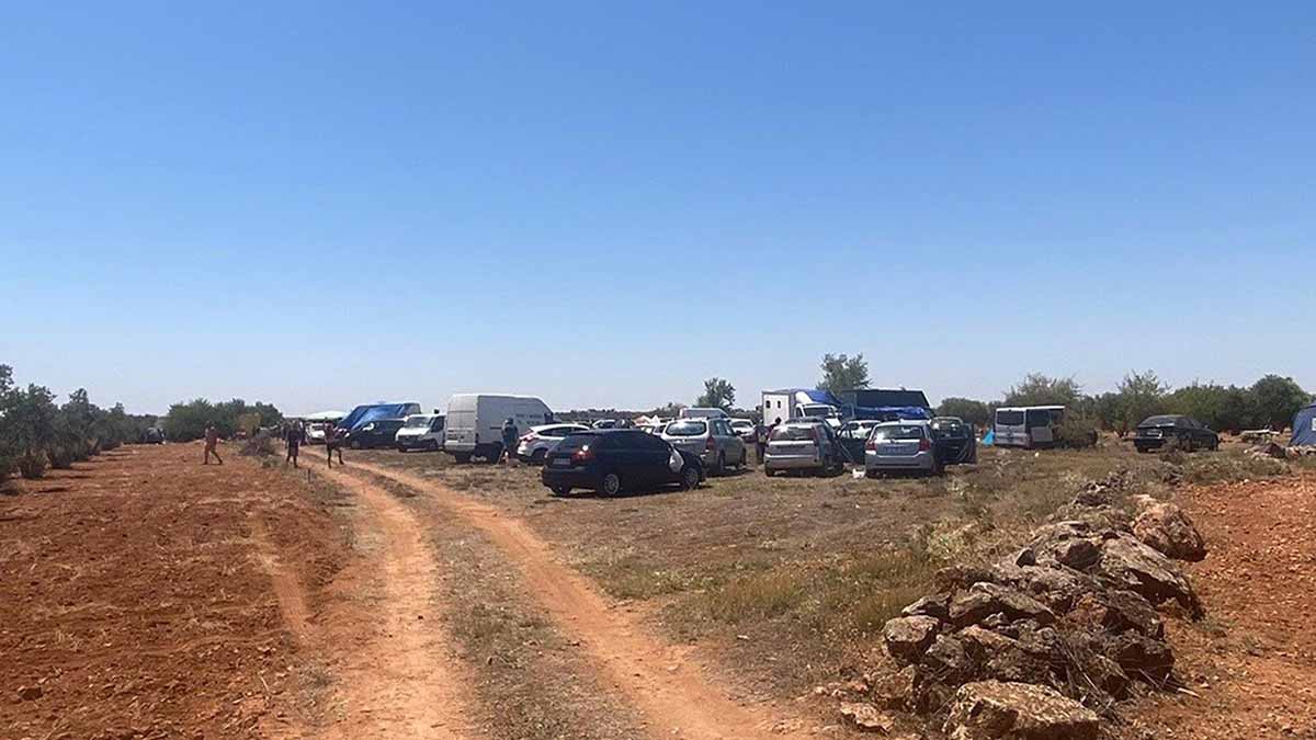 "Senda de los cantareros", lugar de la macrofiesta. Foto: EP/Mancha Información