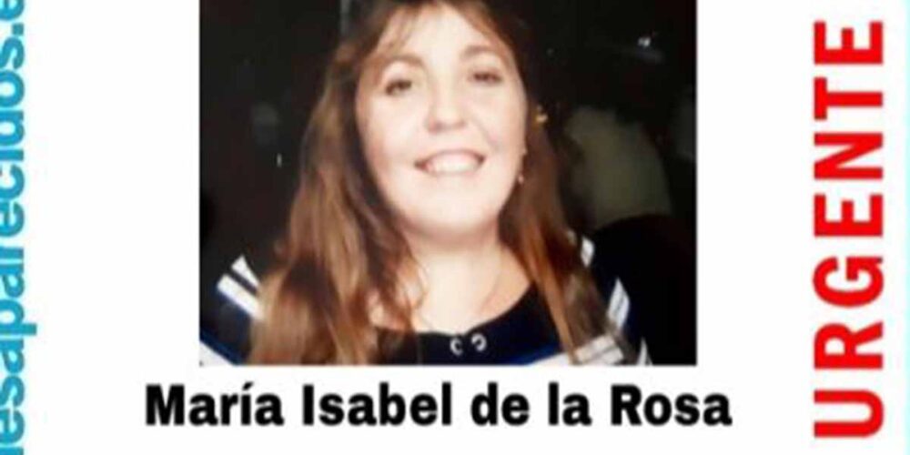 María Isabel de la Rosa, desaparecida en Albacete