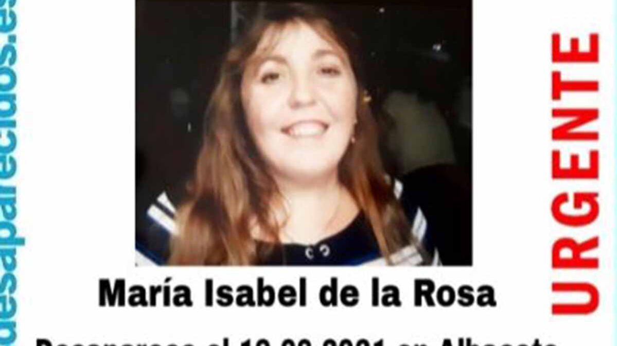 María Isabel de la Rosa, desaparecida en Albacete