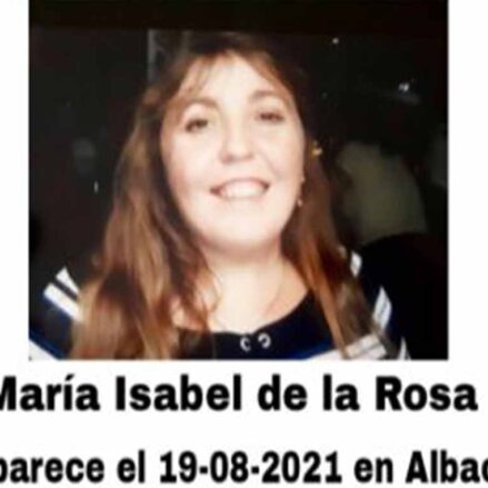 María Isabel de la Rosa, desaparecida en Albacete