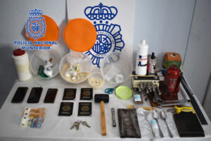 incautado punto de venta de droga en Alcázar de San Juan.